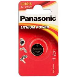 Panasonic Cr 1616 Single-use battery Lithium 3 v 55 mAh 16 mm 16 mm (CR1616L/1BP)