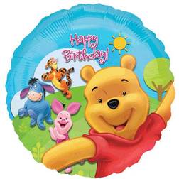 Amscan Foil Ballon Standard Pooh & Friends Sunny Birthday