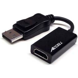 Accell UltraAV HDMI-DisplayPort M-F 0.2m