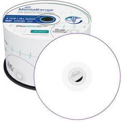 MediaRange DVD-R White 4.7GB 16x Spindle 50-Pack Inkjet (MR429)