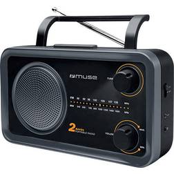 Muse M-06DS Radio Portable Analogique Noir