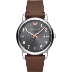 Emporio Armani en Cuir Marron AR11175