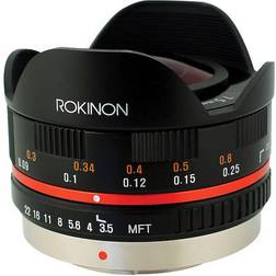 Rokinon 7.5mm F3.5 Ultra Wide-Angle Fisheye for Micro Four Thirds