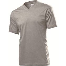 Stedman Classic V-Neck T-shirt - Grey Heather