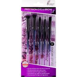 Brushworks HD Precision Eye & Brow Brush Set 5-pack