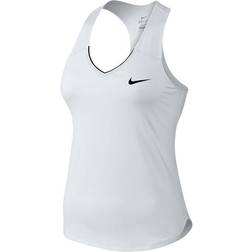 Nike Court Team Pure Tank Top Women - White/Black