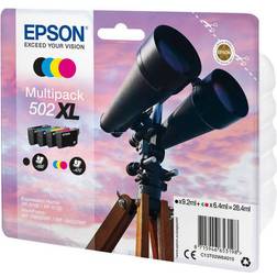 Epson 502XL Multipack - Sort/Gul/Cyan/Magenta