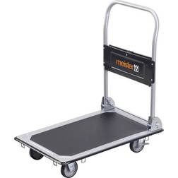 Meister 8985530 Carrello con piattaforma, 150 kg, professionale, pieghevole, Nero, Metallo