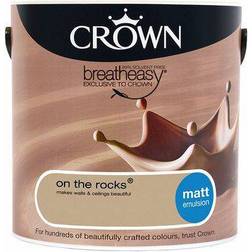 Crown Breatheasy Ceiling Paint, Wall Paint Brown 2.5L