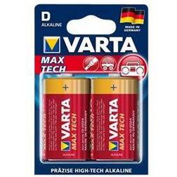 Varta Pile Alcaline LR20 Longlife Max Power 16500 mAh 1.5 v Blister de 2 4720