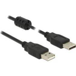 DeLock USB A-USB A 2.0 Ferrite Core 5m
