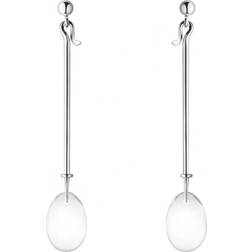 Georg Jensen Dew Earrings - Silver/Crystal