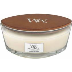 Woodwick Island Coconut Ellipse Bougie Parfumée 453.5g