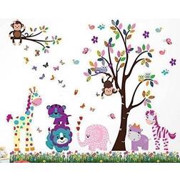 Walplus Happy Animals Tree