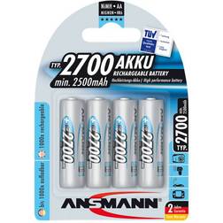 Ansmann Blister 4 X Accu, AA, 2700mAh Níquel-metal