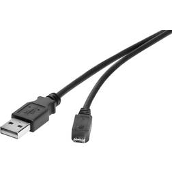 Renkforce USB A - USB Micro-B 2.0 0.2m