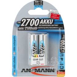 Ansmann 1x2 Pilas 2700 Mignon Aa 2500 Mah