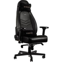 Noblechairs ICON Cuir veritable Noir/Cuir/4D