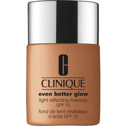 Clinique even better glow, light reflecting, liquid foundation, wn 118, amber, spf 15, 30 ml