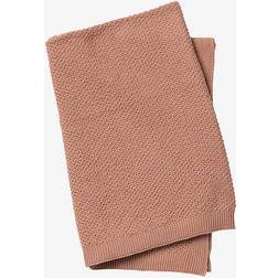 Elodie Details Mosstickad Filt Faded Rose