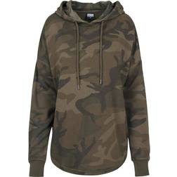 Urban Classics Oversized Camo Hoody - Olive Camo