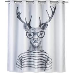 Wenko Rideau De Douche Mr. Deer 180 x 200 cm