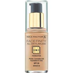 Max Factor Facefinity All Day Flawless 3 in 1 Foundation SPF20 #80 Bronze