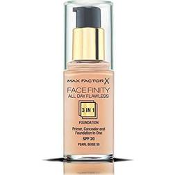 Max Factor Facefinity 3-in-1 Foundation Pearl Beige 35 30 ml