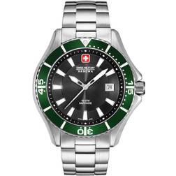 Swiss Military Hanowa 06-5296.04.007 heren zilver edelstaal