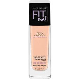 Maybelline Fit Me Luminous Smooth SPF 18 Foundation 115 Ivory maquillaje líquido para piel unificada y sensible 30 ml