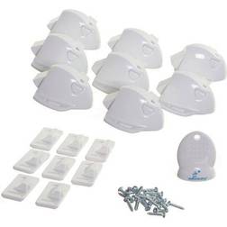 DreamBaby Adesivo Mag Lock 8 Blocchi Di Protezione Adesivi 1 Chiave
