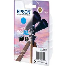 Epson 502XL Høj Kapacitet Blækpatron - Cyan