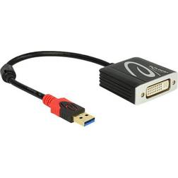 DeLock USB A-DVI Ferrite M-F 0.2m