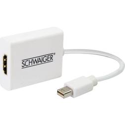 Schwaiger HDMI-DisplayPort Mini M-F 0.2m