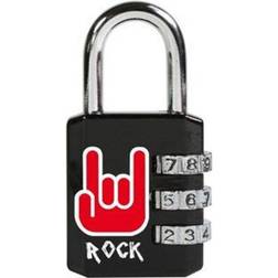 Master Lock Cadenas 3 Chiffres 30 mm Imprimé Rock