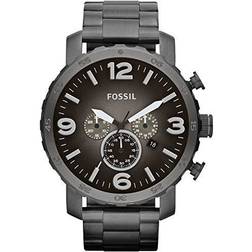 Fossil Refurbished Nate Chronograph Smoke Grey JR1437 Watch