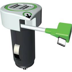 q2power Triple USB Car Charger C