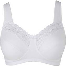 Miss Mary Broderie Anglais Non-Wired Bra - White