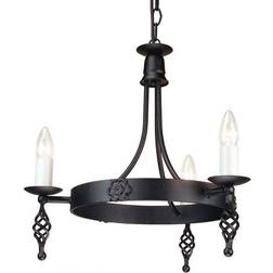 Elstead Lighting Belfry Black Pendant Lamp ∅ 48cm