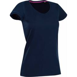 Stedman Megan V Neck T-shirt - Marina Blue