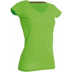 Stedman Megan V Neck T-shirt - Green Flash