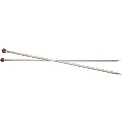 Knitpro Nova Metal Single Pointed Needles 25cm 10mm