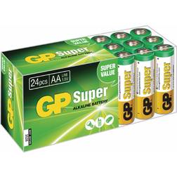 GP Batteries AA Super Alkaline Compatible 24-pack