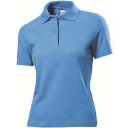 Stedman Short Sleeve Polo Shirt - Light Blue