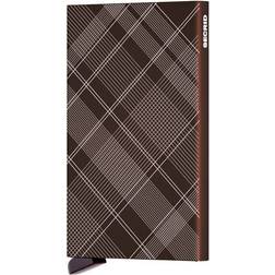 Secrid Cardprotector Laser Tartan - Marrone - Unisex