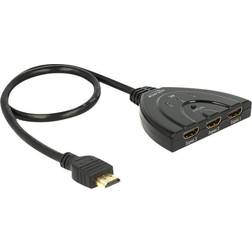 DeLock 4K HDMI-3HDMI M-F 0.5m