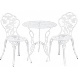 Casa.Pro Vintage Caféset, 1 Bord inkl. 2 Stolar