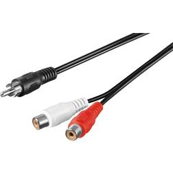 Goobay RCA-2RCA M-F 1.5m