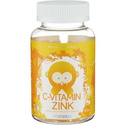 Monkids C-Vitamin + Zink 60 stk