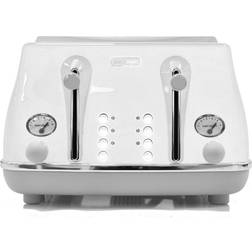 De'Longhi Icona Capitals 4 Slice Sidney White
